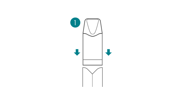 insert vuse pro to device